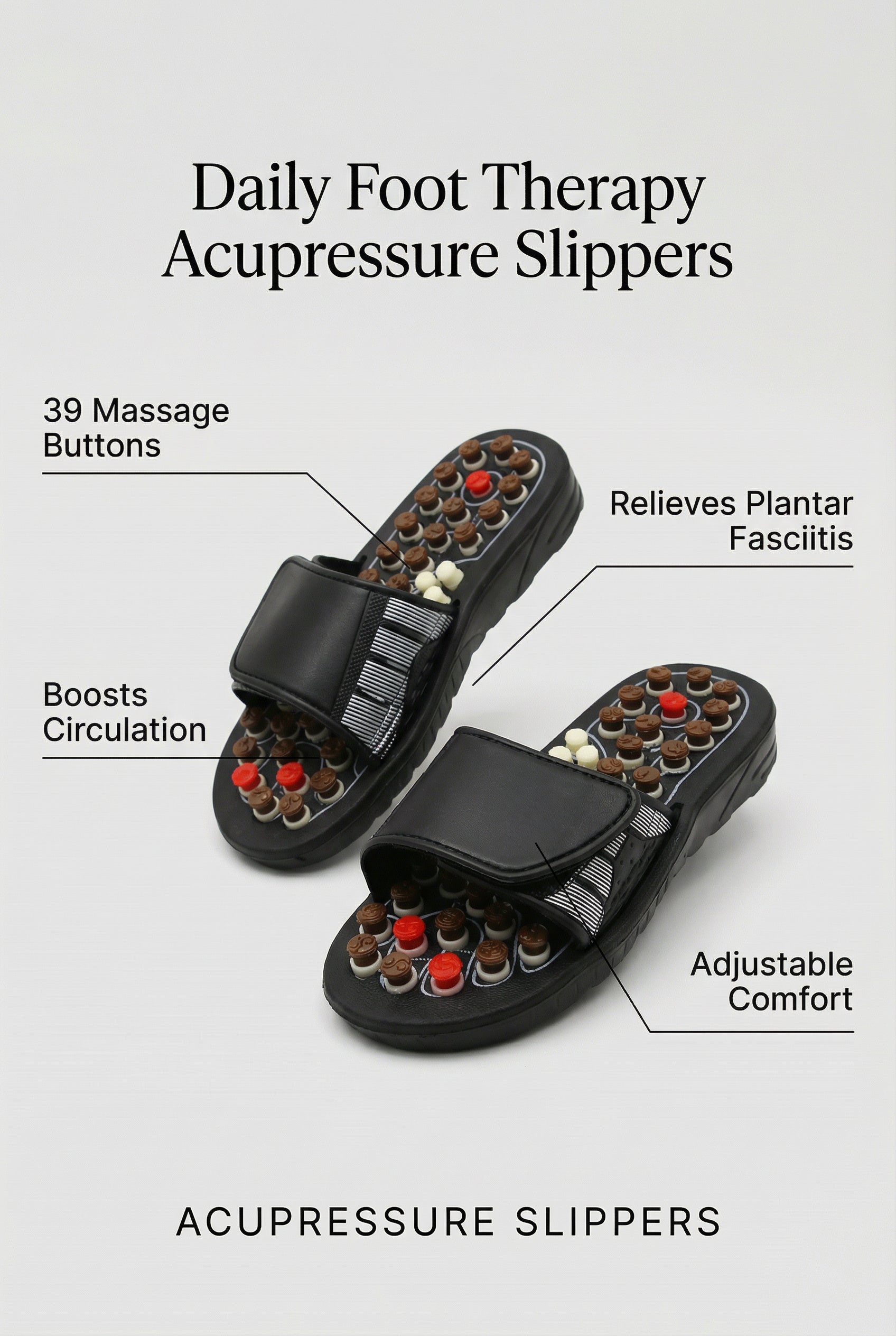 Acupuncture Massage Slippers