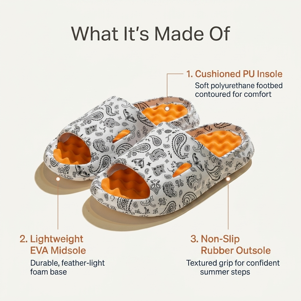 Men's Non-Slip Massage Slippers for Summer Wear