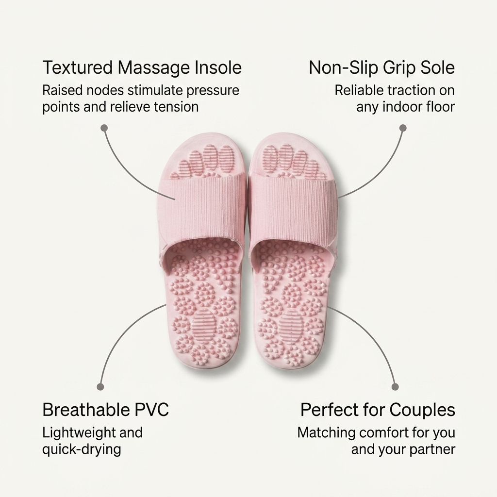 Non-Slip Indoor Massage Slippers