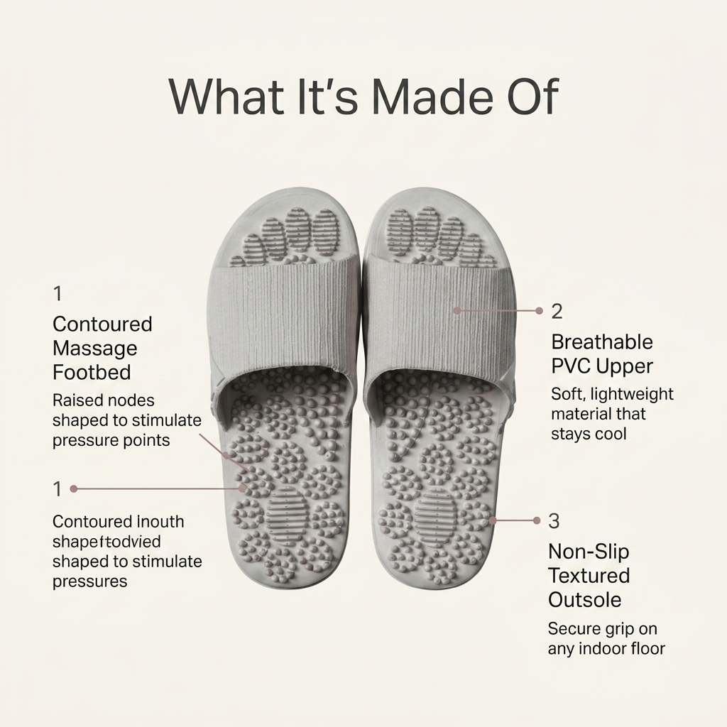 Non-Slip Indoor Massage Slippers