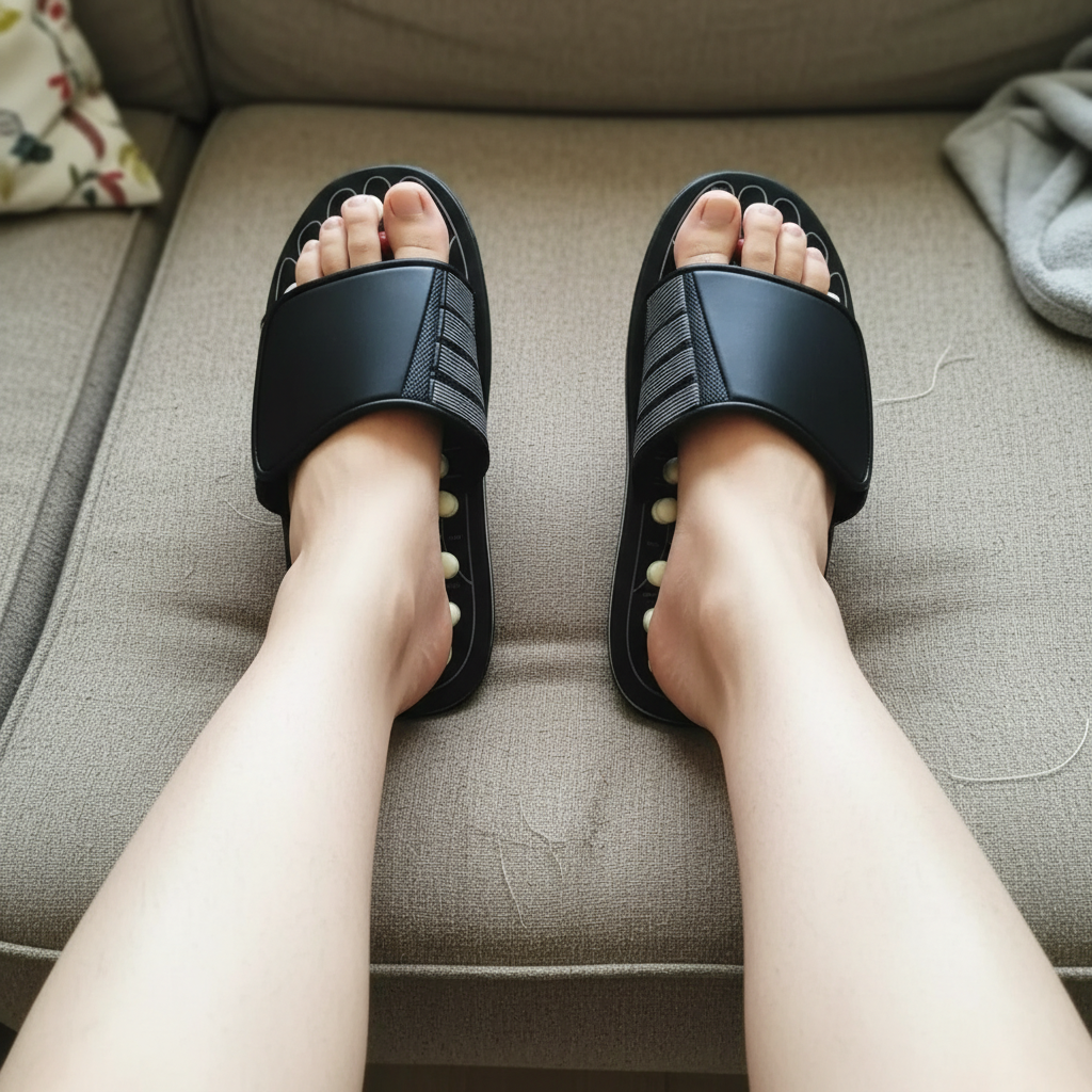 Black nodule - feet on couch