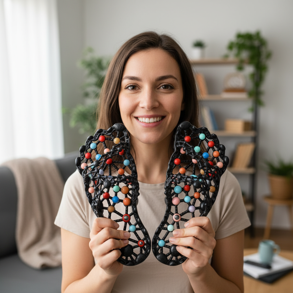 Clear bead - held + smiling