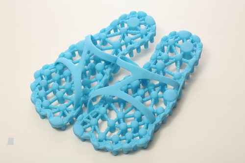 Clear/crystal lattice slippers