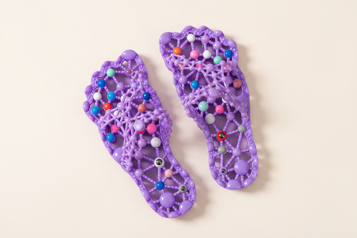 Clear/transparent lattice slippers
