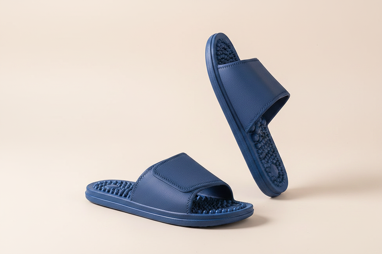 Navy blue slippers