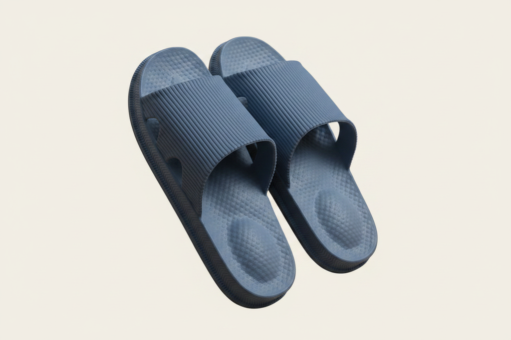 Navy blue slippers