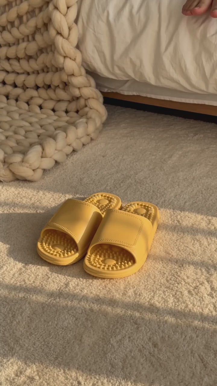 Chic Massage Slippers for Home Comfort
