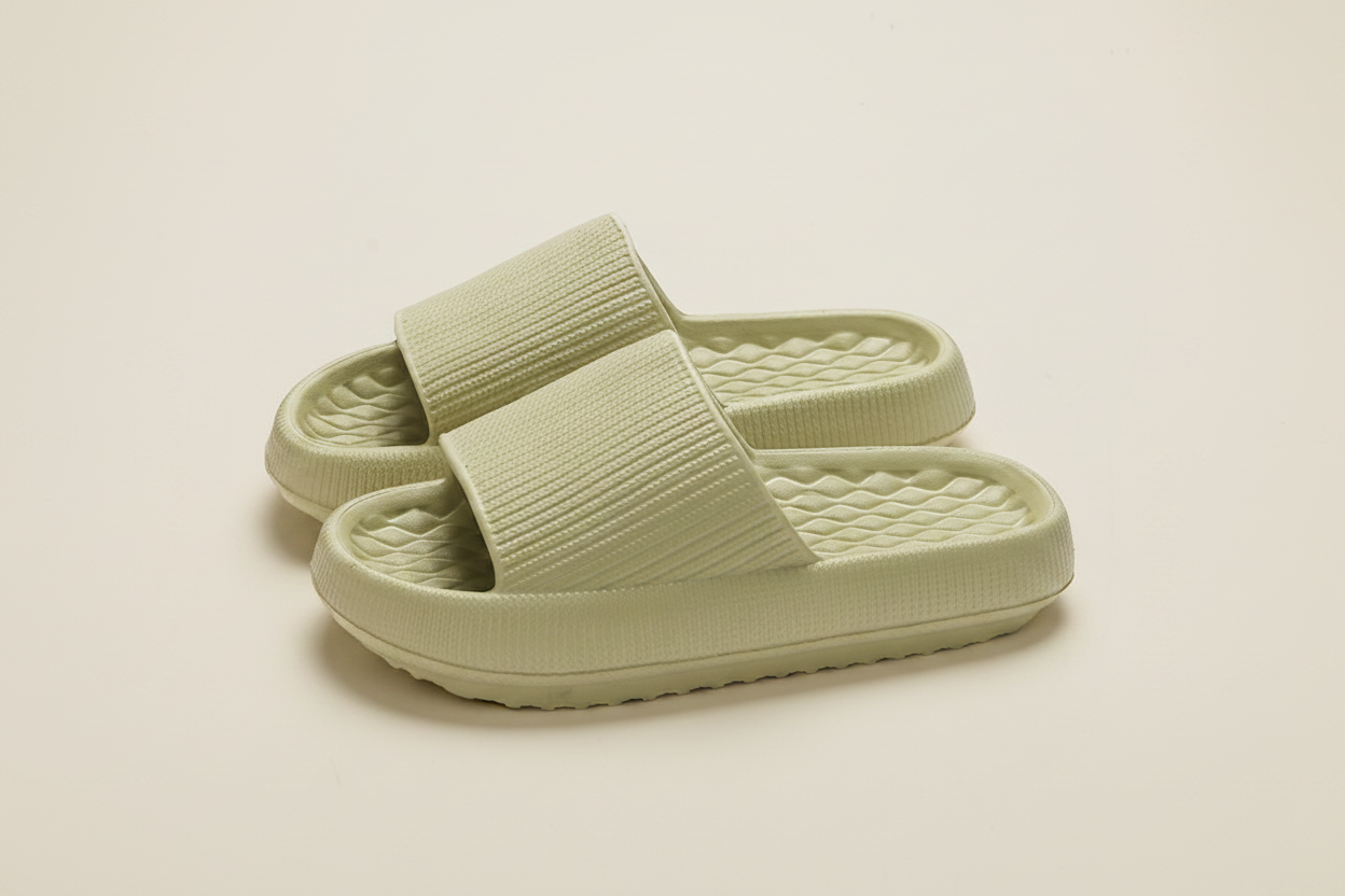 Sage/green slippers
