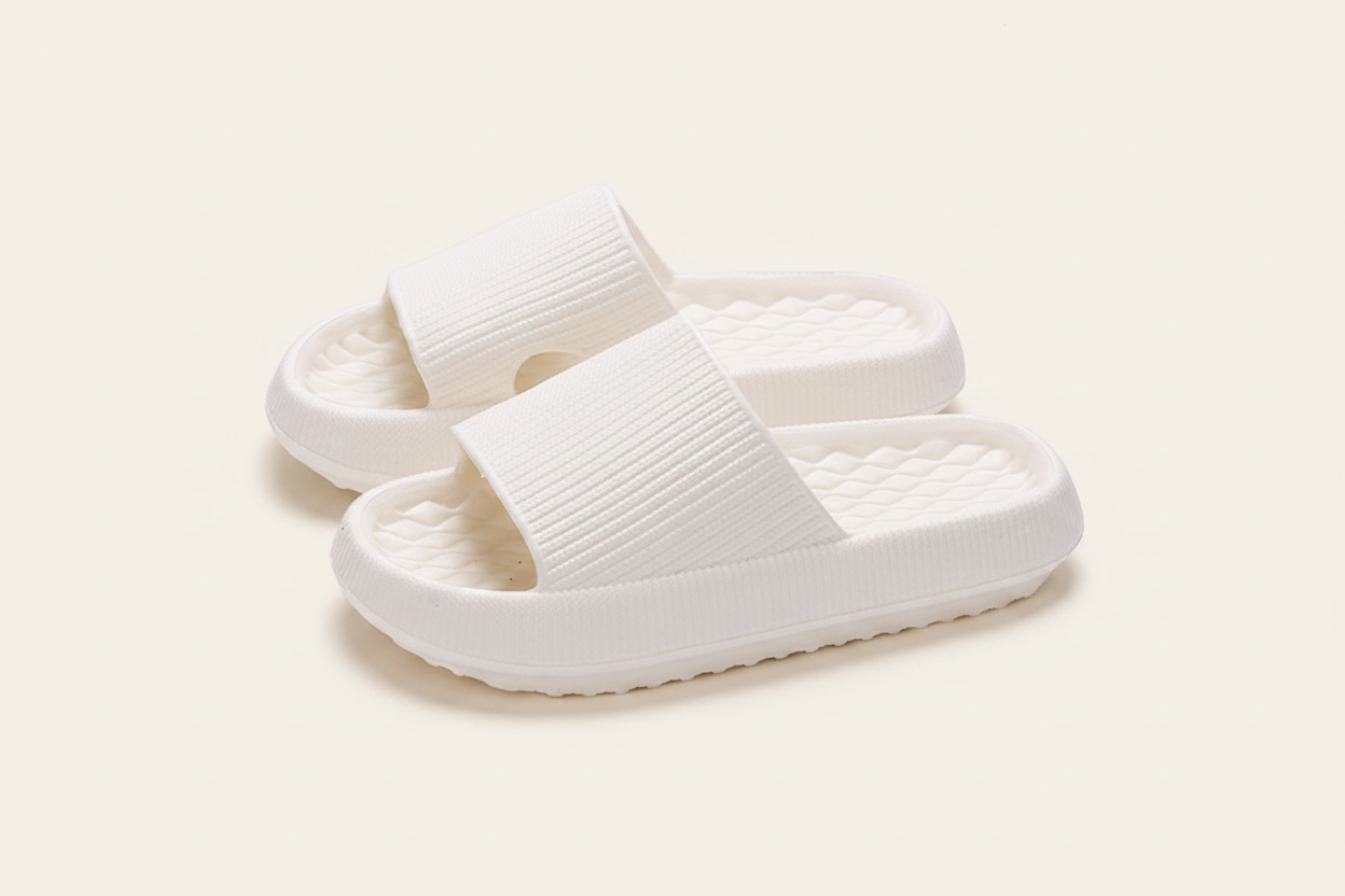 White slippers